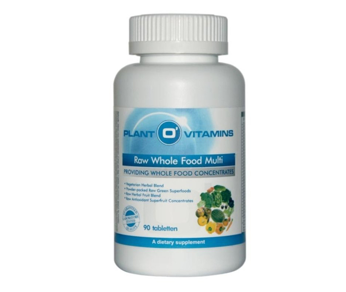 Raw Whole Food Bio Multivitamine Plantovitamins – natuurlijke multivitamine uit biologische groenten, fruit, kruiden en paddenstoelen.