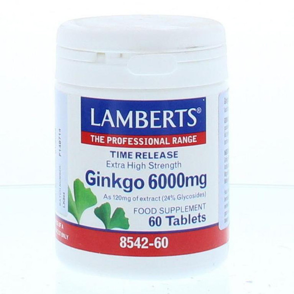 Lamberts Ginkgo Biloba 6000 - 60t