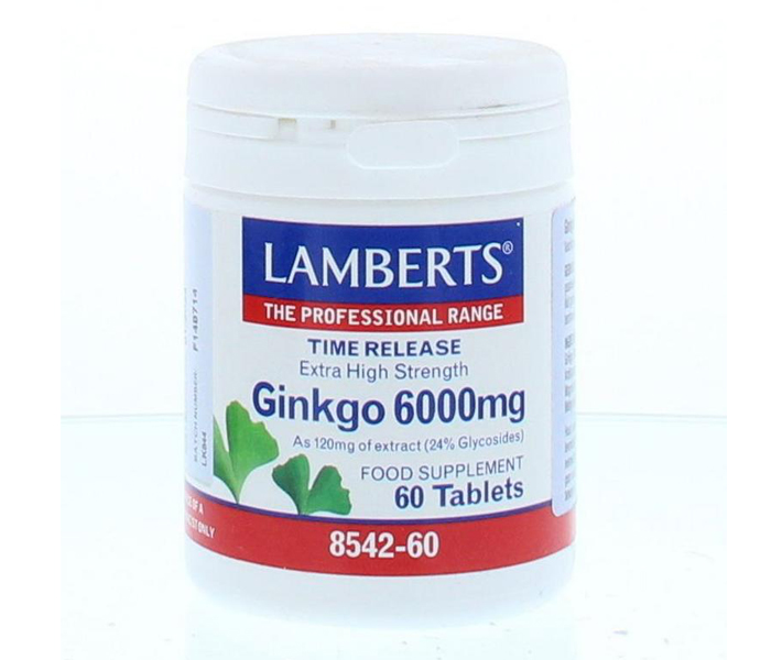 Lamberts Ginkgo Biloba 6000 - 60t
