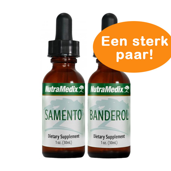 NutraMedix Samento + Banderol - 2 x 30 ml. Ons krachtige duo