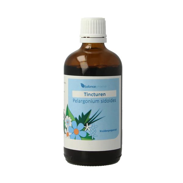 Balancepharma Pelargonium sidoides tinctuur 100 ml - Afrikaans geranium druppels water alcohol 30% BalancePharma