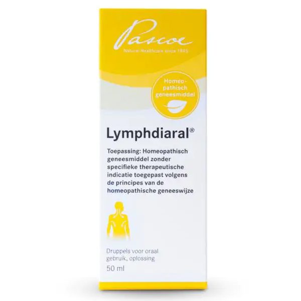Pascoe Lymphdiaral 50 ml - homeopathisch geneesmiddel UAD druppels taraxacum calendula arsenicum echinacea chelidonium alcohol 40%
