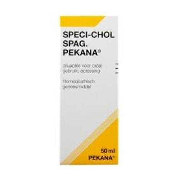 Pekana Speci Chol 50ml homeopathisch geneesmiddel druppels - Chionanthus Virginica D6 Iberis Amara D4 Iris Versicolor D6 Phosphorus D12 30% alcohol EAN 8717185283075