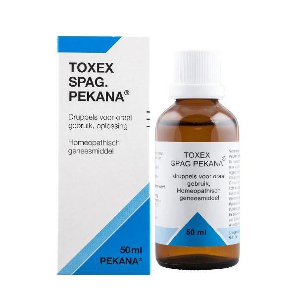 Pekana Toxex Spag. 50ml homeopathisch geneesmiddel druppels 19% alcohol EAN 8717185283136