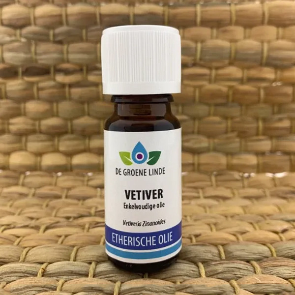 De Groene Linde, Vetiver etherische olie 10 ml