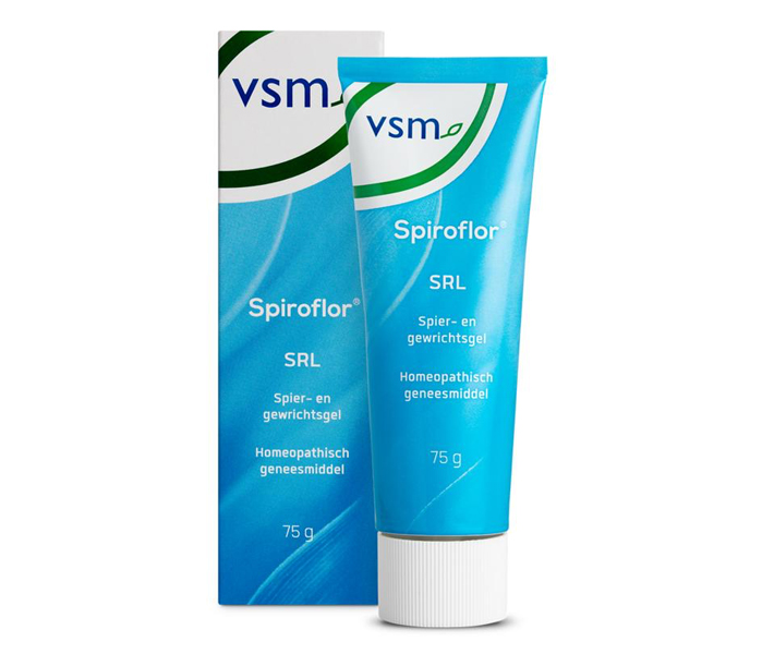 VSM Spiroflor SRL Spier- en gewrichtsgel – homeopathisch geneesmiddel Symphytum officinale Rhus toxicodendron Ledum palustre uitwendig gebruik