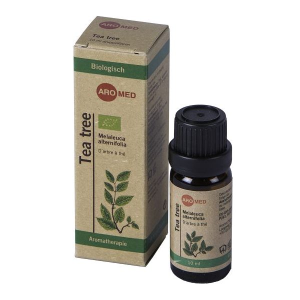 Aromed Tea Tree Olie bio - Melaleuca alternifolia biologisch etherische olie Australie stoomdestillatie diffuser huidolie Nature's House
