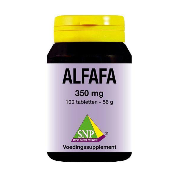 SNP Alfalfa 350 mg – kruidenpreparaat op basis van Medicago sativa